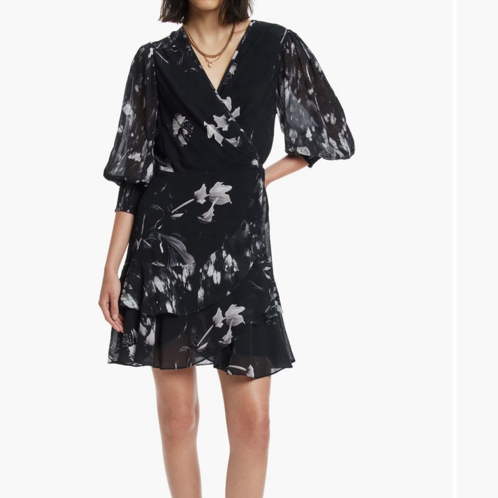 NWOT AllSaints Wrap Dress Size 2